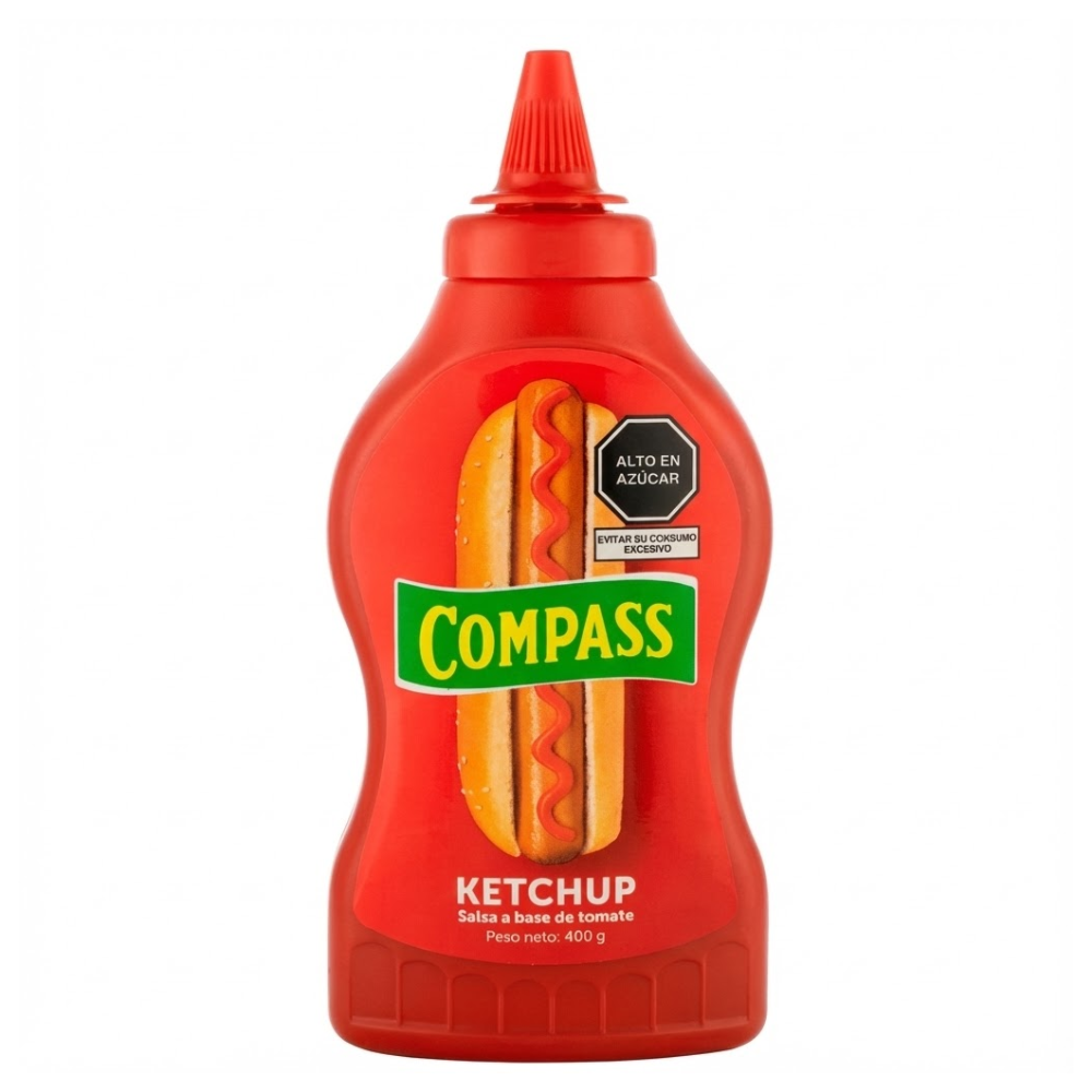 Ketchup Compass Botella 400 g