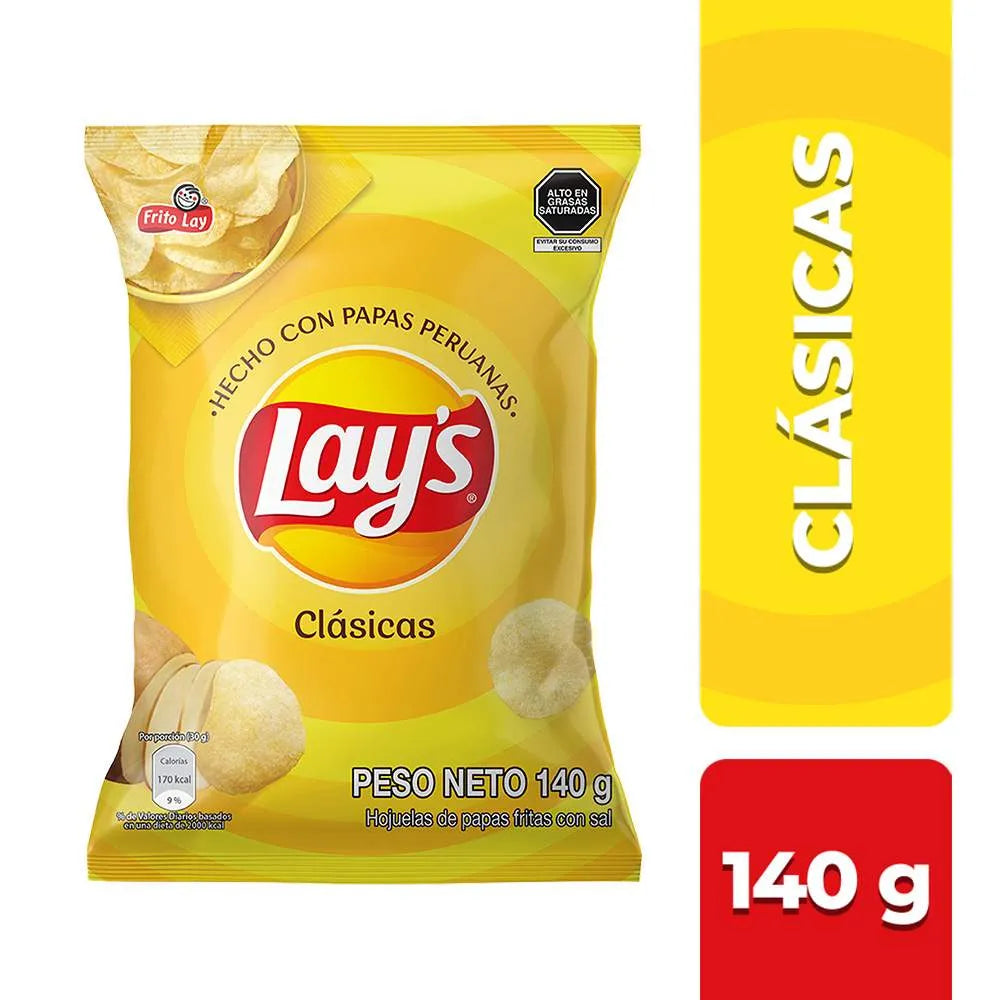 Lays Clásicas Bolsa  140g