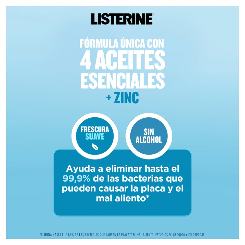 Enjuague Bucal Listerine Control Calculo Zero Alco 500ml
