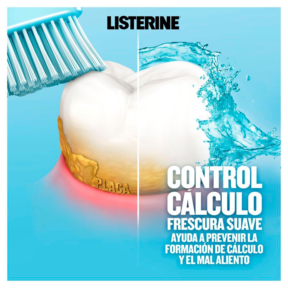 Enjuague Bucal Listerine Control Calculo Zero Alco 500ml