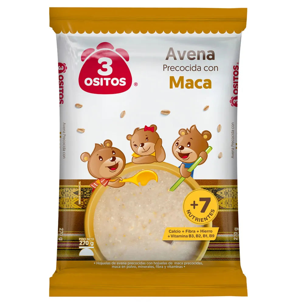 Maca Avena 3 Ositos Bolsa 270g