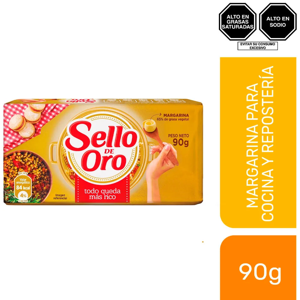 Margarina Sello De Oro Barra 90g