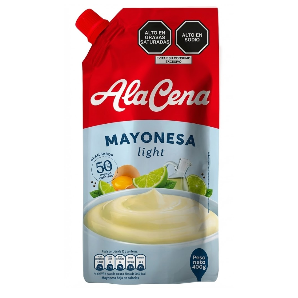 Mayonesa Light Alacena Doypack 400G