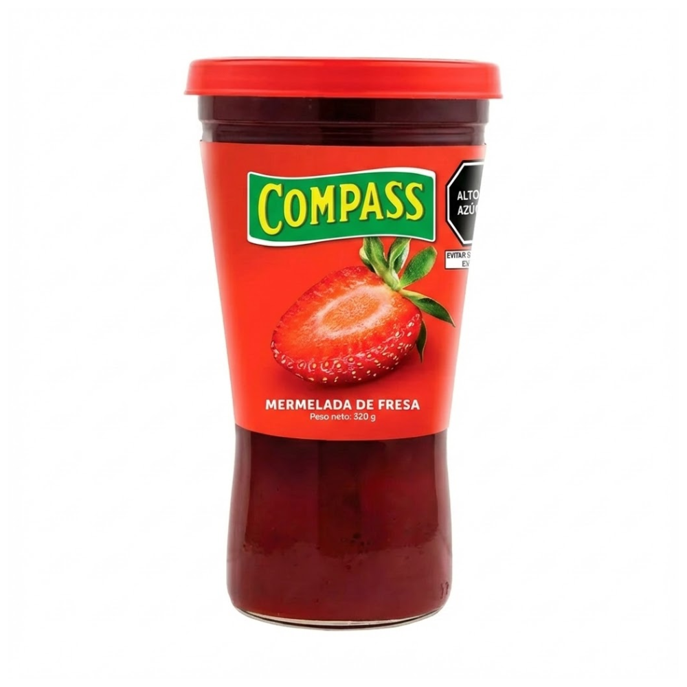 Mermelada Compass Fresa Vaso 320g