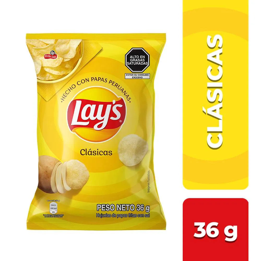 Papas Lays Clásicas Bolsa 39g