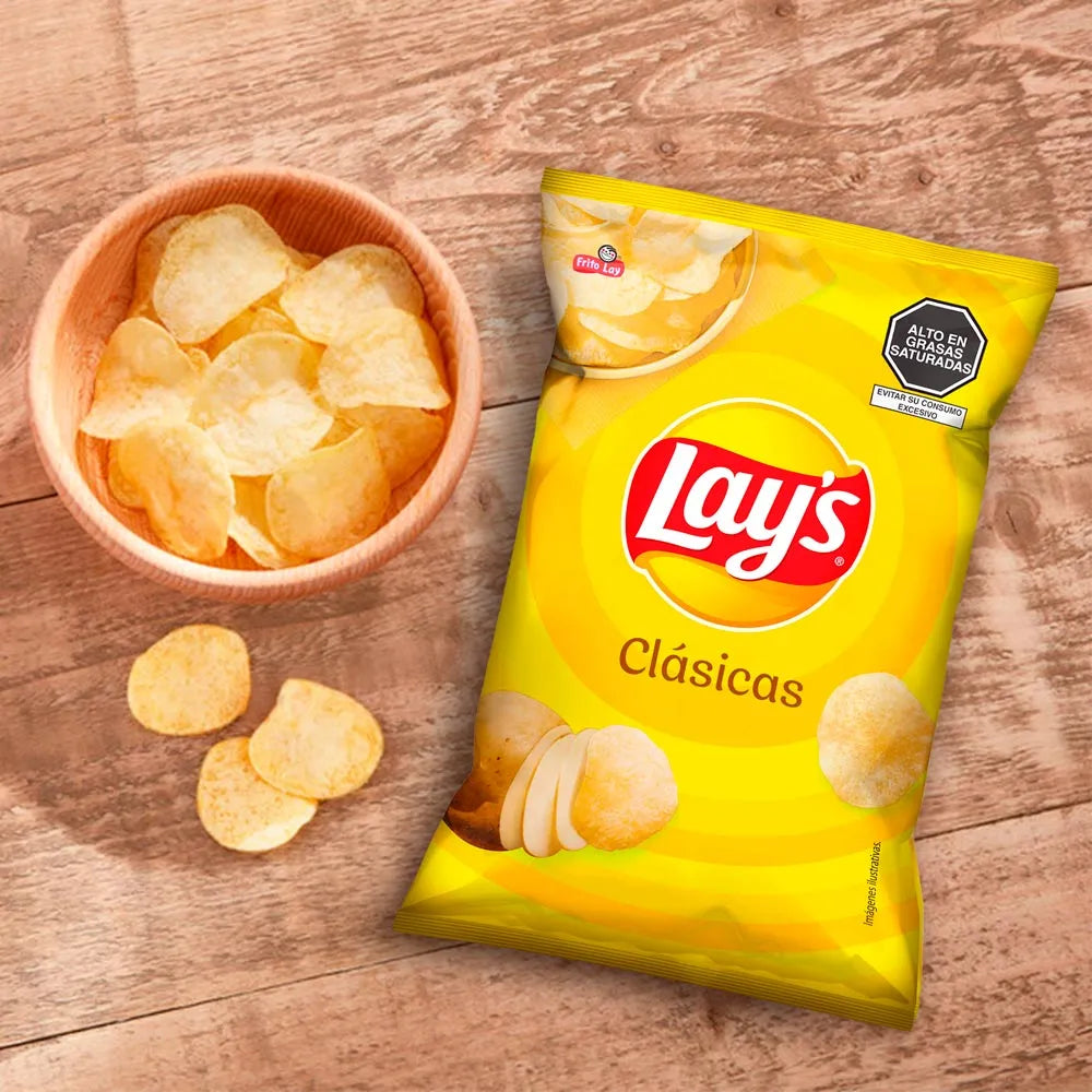 Papas Lays Clásicas Bolsa 85g