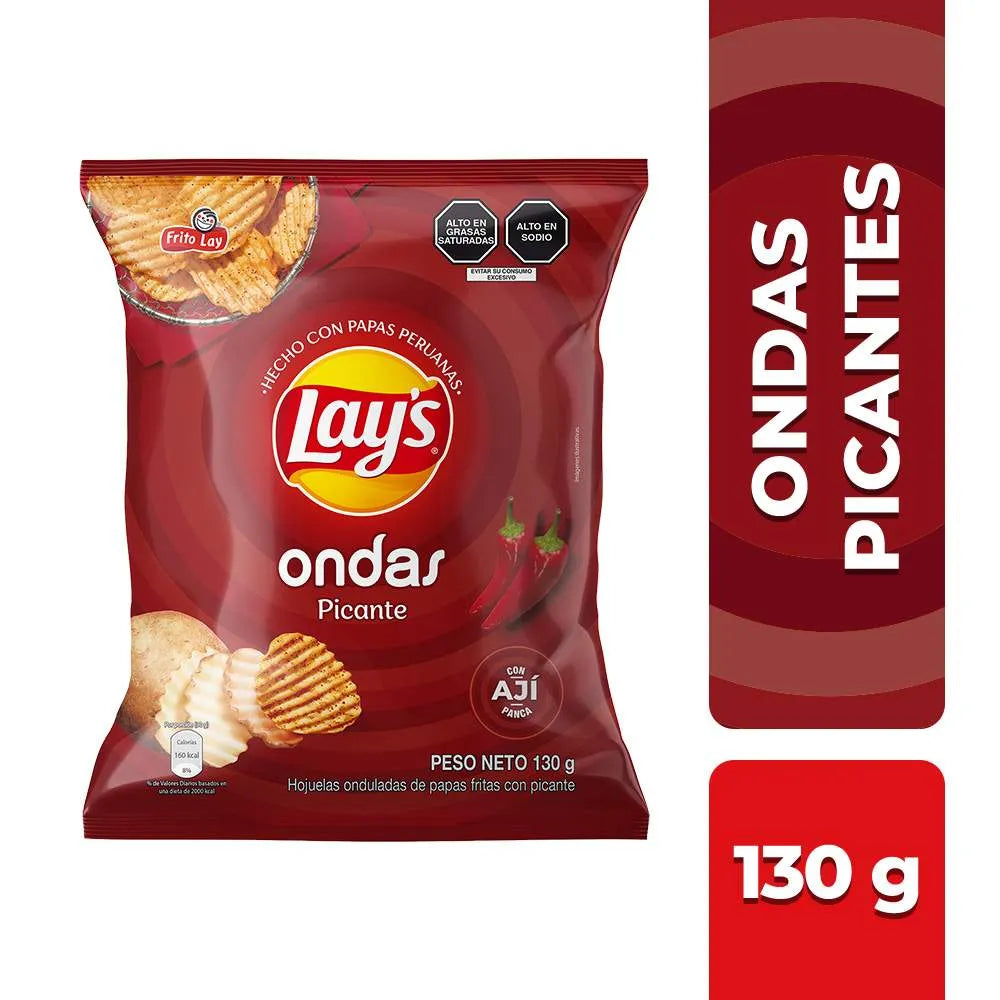 Papas Lays Onda Picante Bolsa 85g