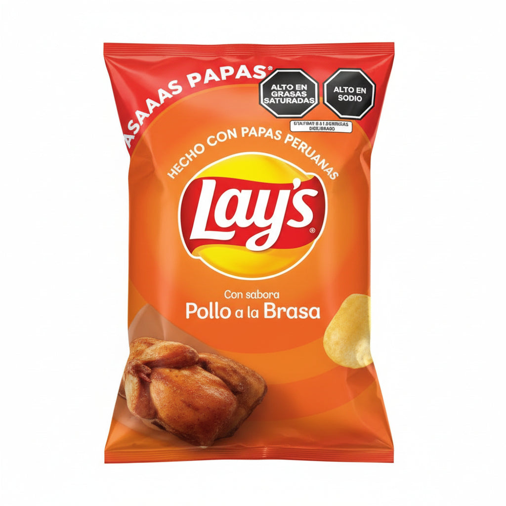 Papas Lays Pollo A La Brasa Bolsa 34g