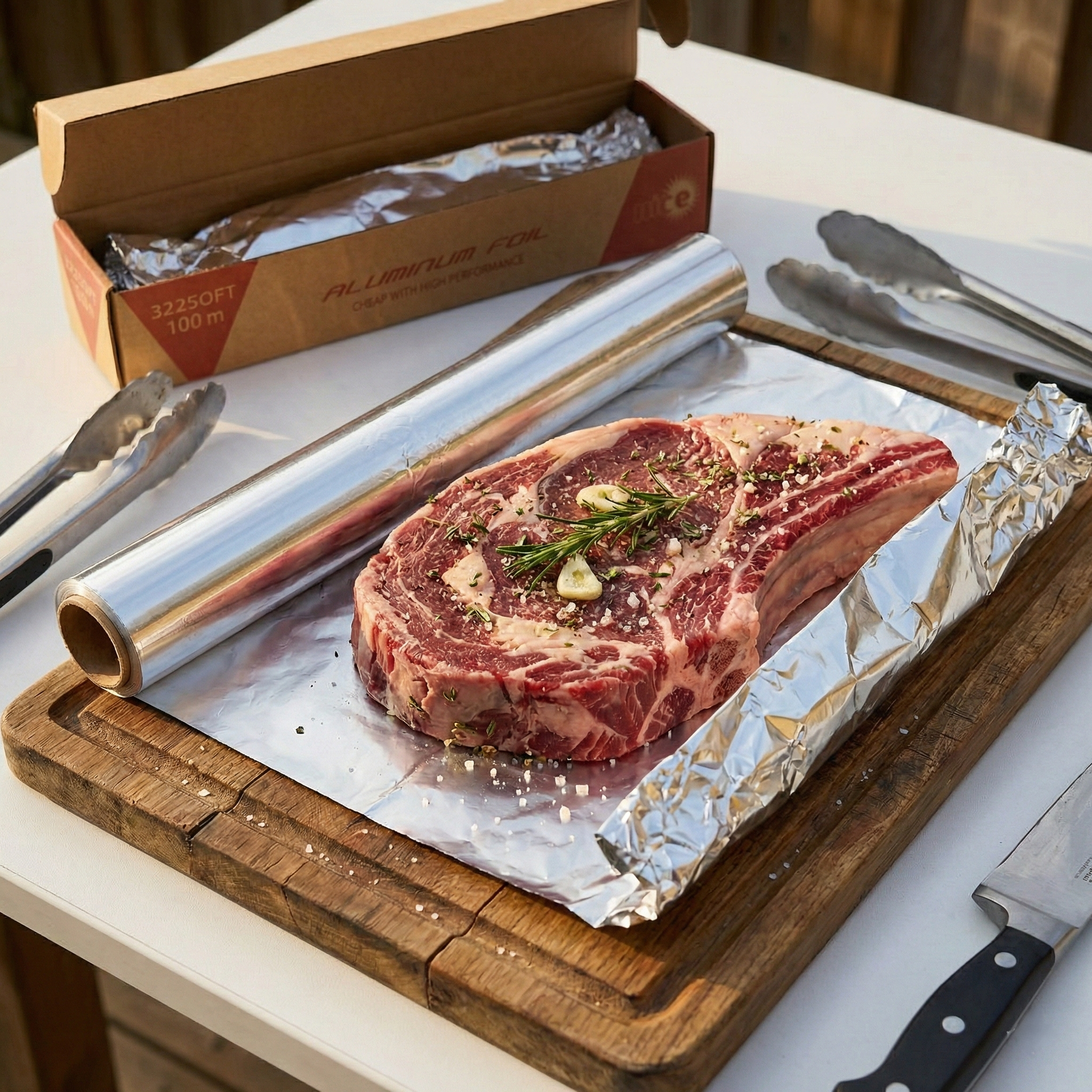 Papel Aluminio Nice Caja 100m