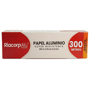 Papel De Aluminio Riacorp Caja 300m x 30 cm