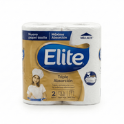 Papel Toalla Elite Triple Absorción 2 Und