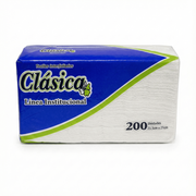 Papel Toalla Interfoliado Clásica Blanco  200 hojas