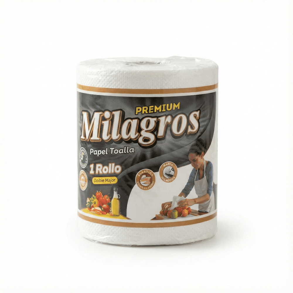 Papel Toalla Milagros Blanco
