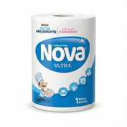 Papel Toalla Nova Ultra Absorbente Celeste