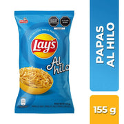 Papitas Lays Al Hilo Bolsa 155g