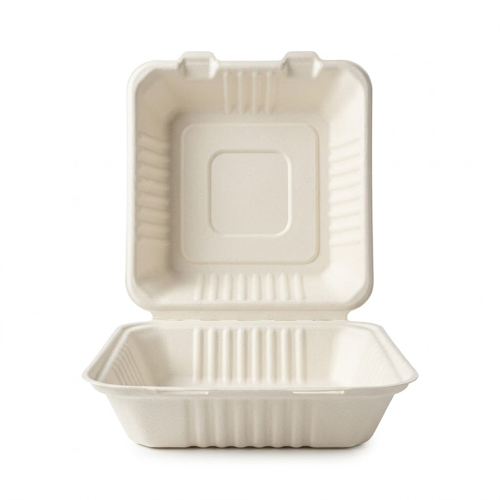 Portacomida Bagazo de Caña Darnel 1150ml Paquete 50 und