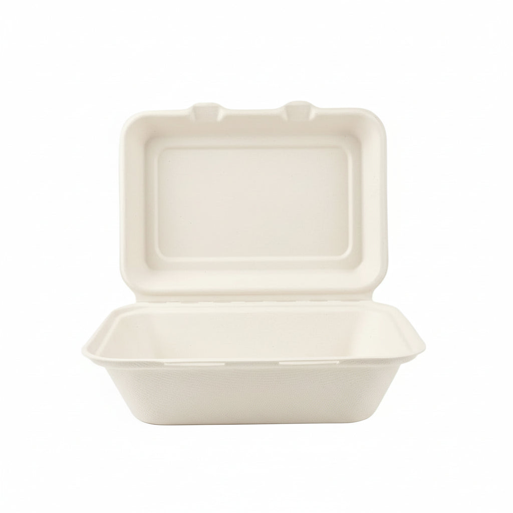 Portacomida Bagazo de Caña Darnel 600ml Paquete 50 und