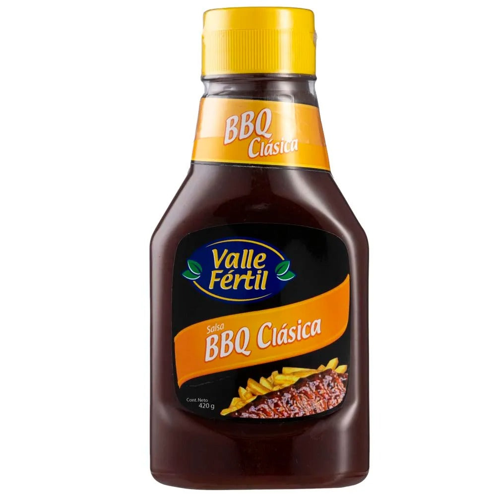 Salsa Bbq Valle Fertil Clasica 420g