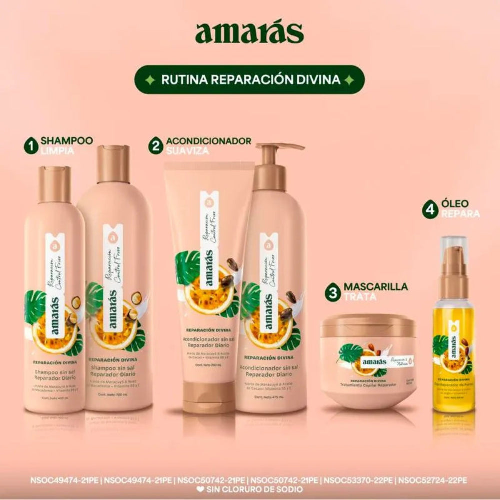 Shampoo Amaras Reparacion Divina 700ml