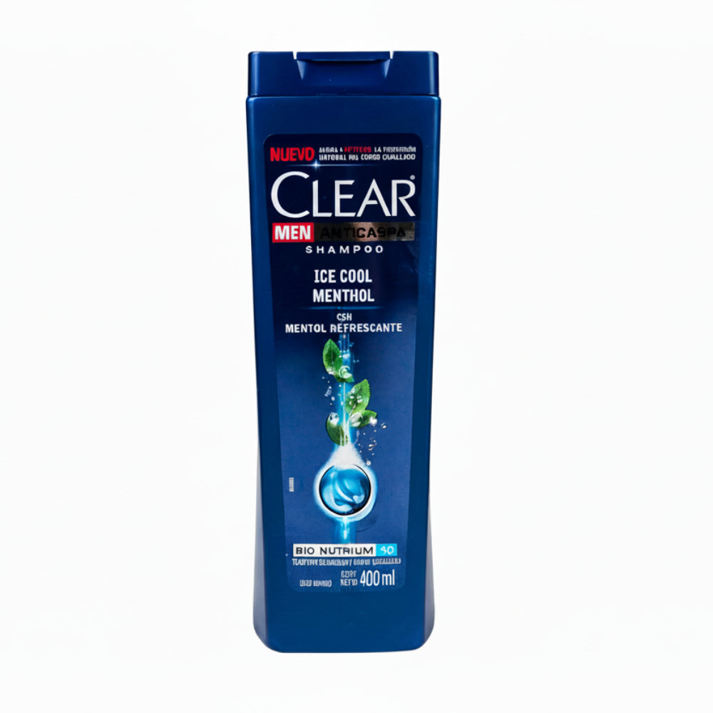 Shampoo Anticaspa Clear Men  Menthol 400m