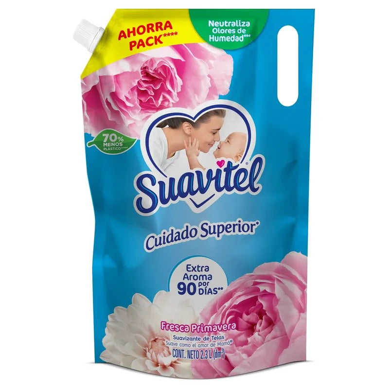 Suavizante Suavitel Fresca Primavera Doypack 2.3L