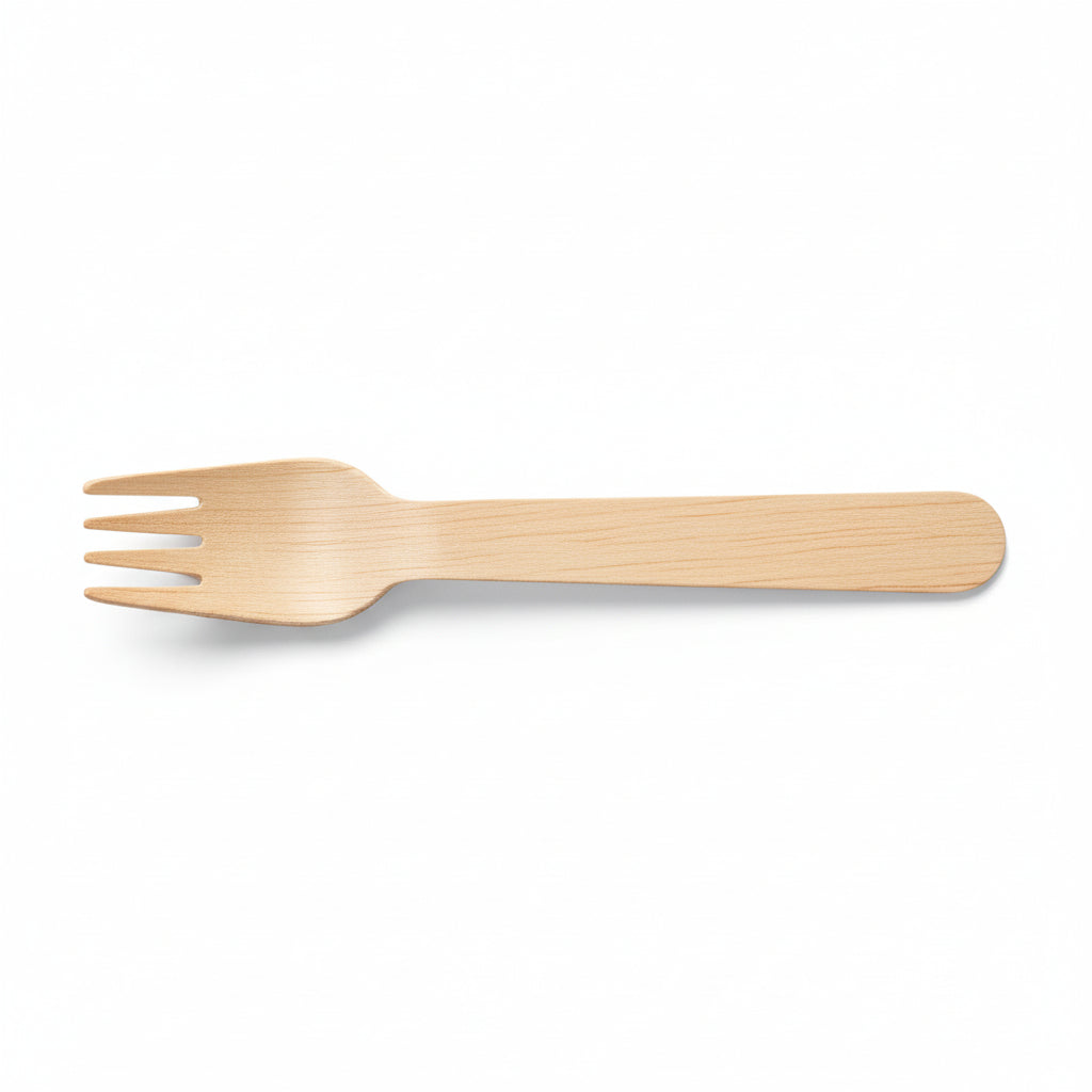 Tenedor De Bambu Ecológico 14 Cm Paquete 50 Und