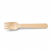 Tenedor De Bambu Ecológico 14 Cm Paquete 50 Und