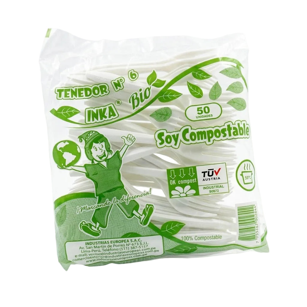 Tenedor Comportable Inka N°6 Paquete 50 und