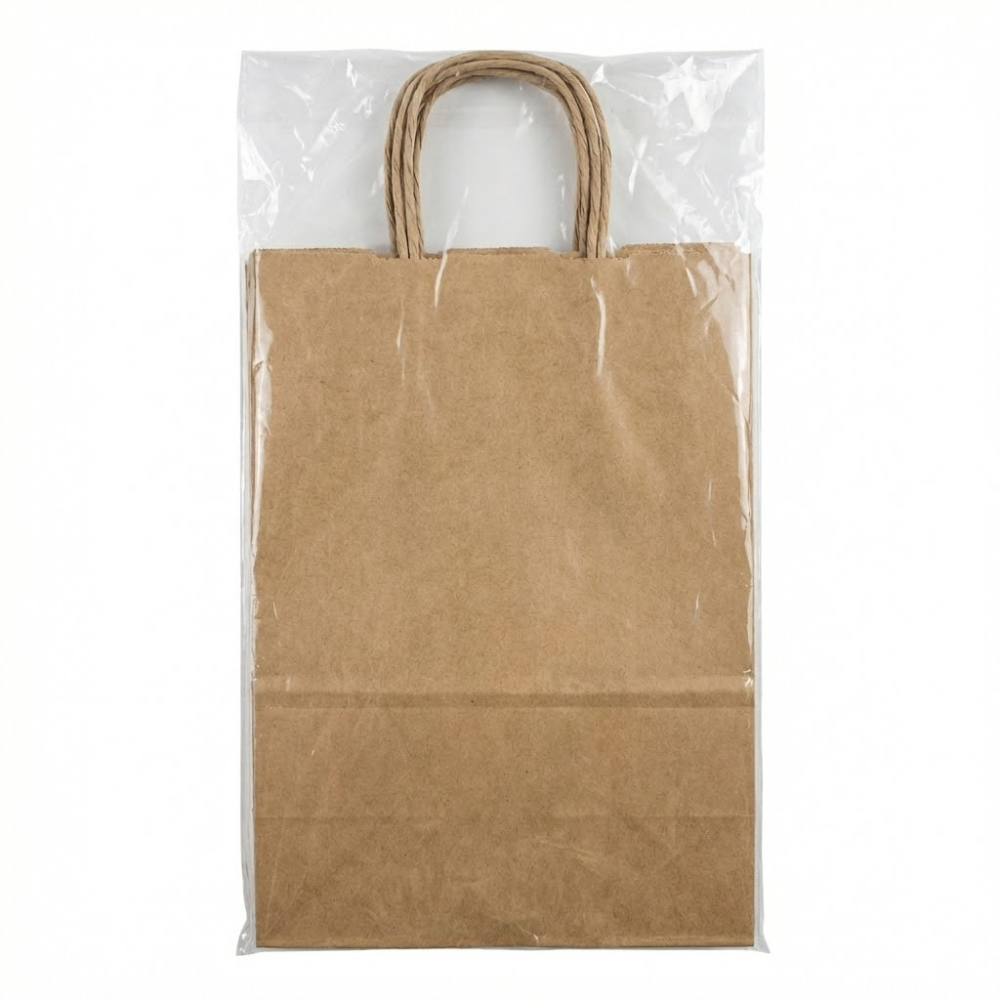 Bolsa De Papel Kraft BK #25 B&E Con Asa