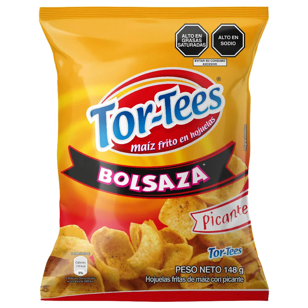 Tortees Picante Bolsa 148g
