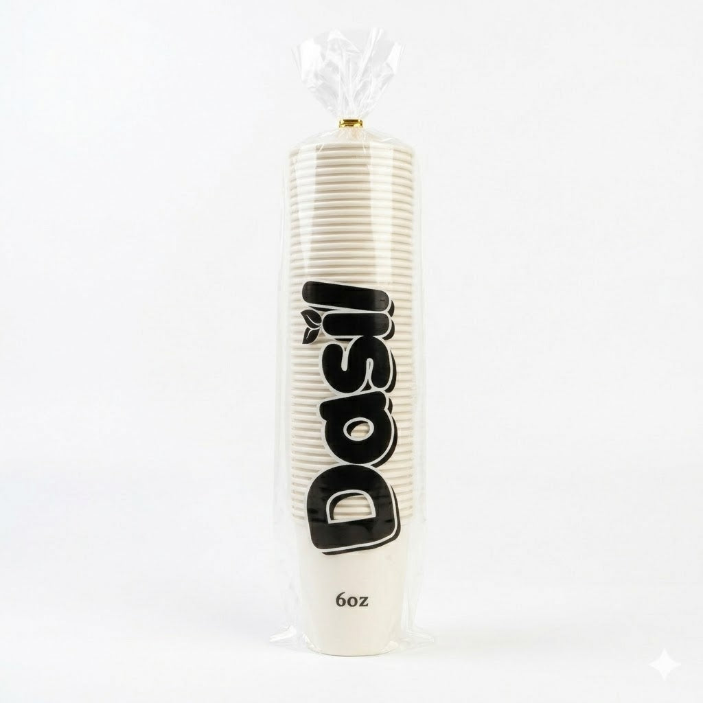 Vaso Polipapel Blanco Darsil 6 oz Paquete 50 und
