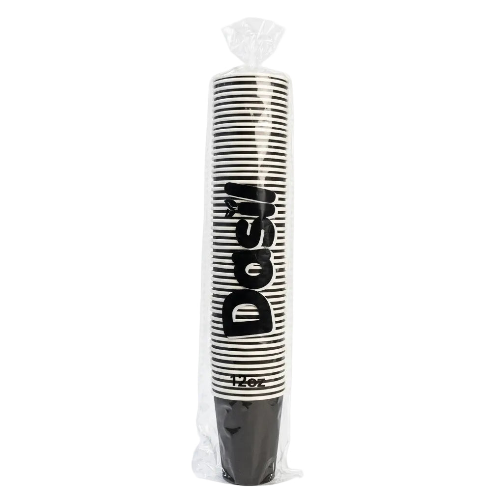Vaso Polipapel Dasil Negro 12oz Paquete 50und