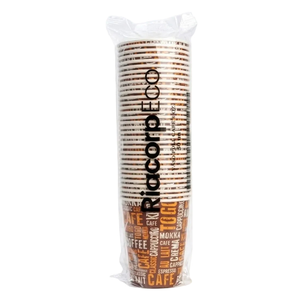 Vaso Polipapel RiacorpEco 8oz Paquete 25Und