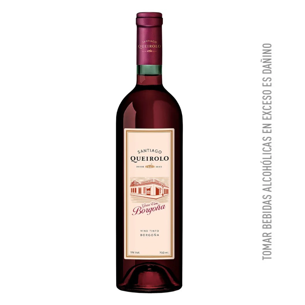 Vino Tinto Santiago Queirolo Gran Borgoña 750ml