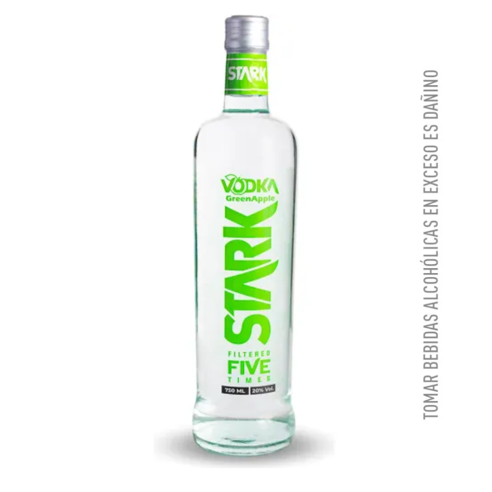 Vodka Stark Greenapple  Five 750Ml