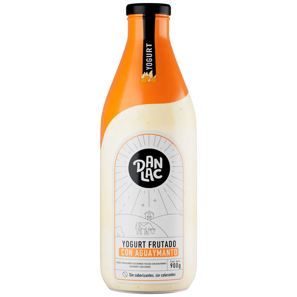 Yogurt Danlac Frutado con Aguaymanto Botella 900ml