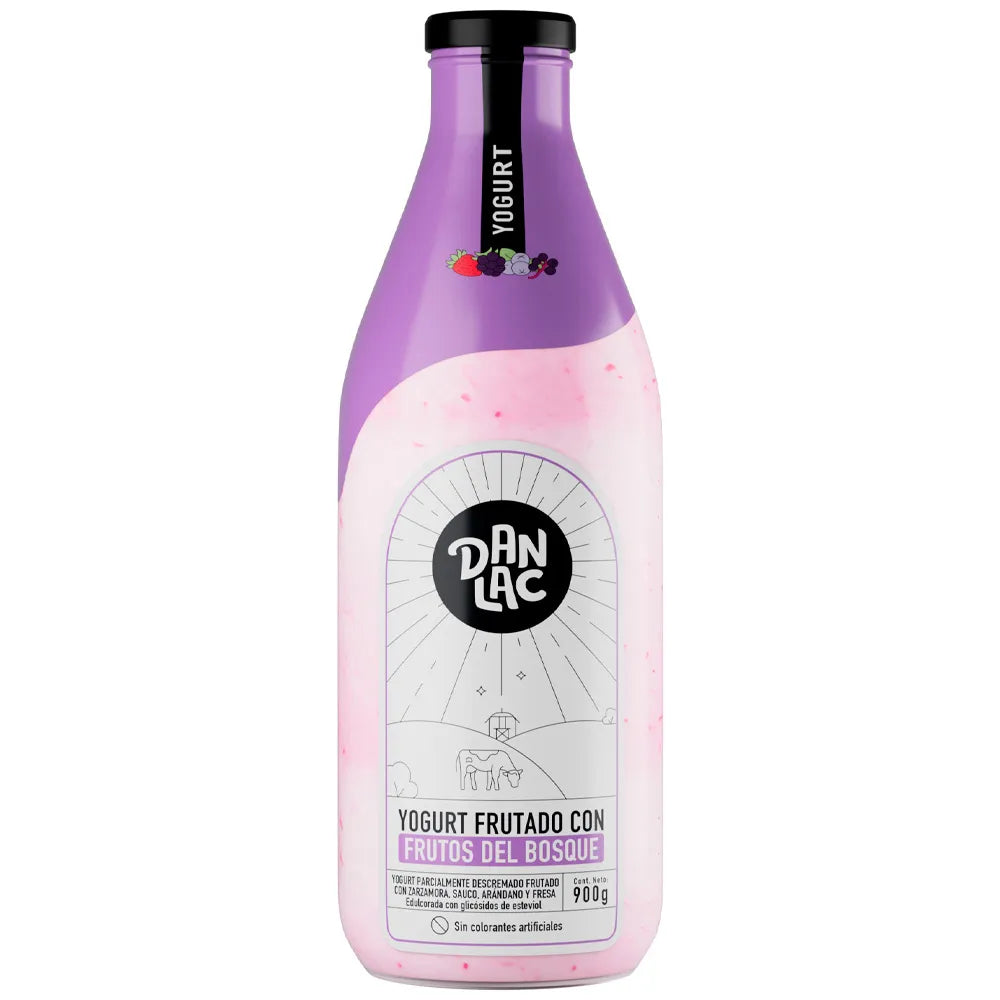 Yogurt Danlac Frutos Del Bosque 900ml