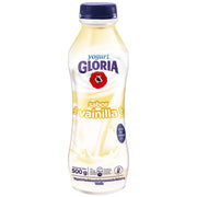 Yogurt Gloria Sabor a Vainilla Botella 500g