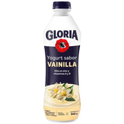 Yogurt Gloria Sabor a Vainilla Botella 946ml