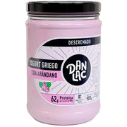 Yogurt Griego Descremado Danlac Sabor a Arándano pote 900g