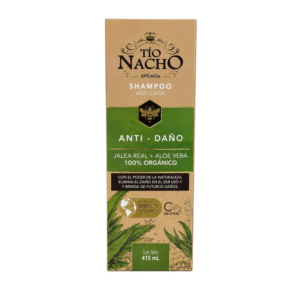 Shampoo Tío Nacho Anti Daño Frasco 415 ml
