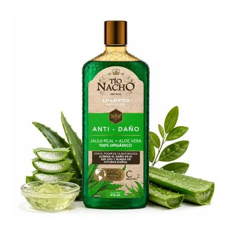 Shampoo Tío Nacho Anti Daño Frasco 415 ml