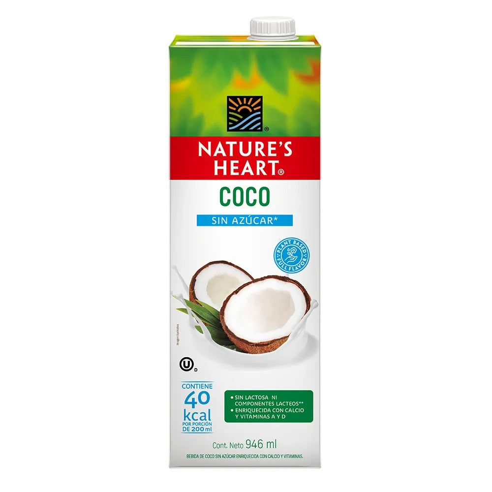 Leche Natures Heart De Coco 946Ml
