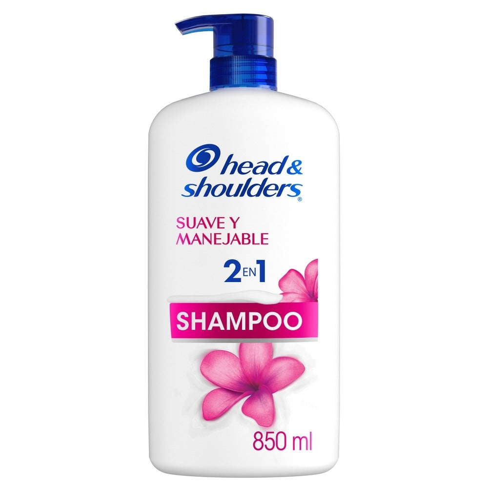 Shampoo Head & Shoulders 2 En 1 Suave y Manejable 850ml
