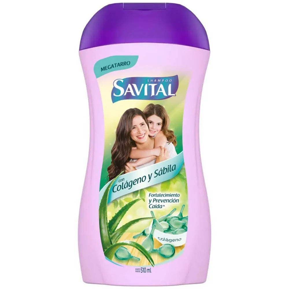 Shampoo Savital Colágeno y Sábila  510ml