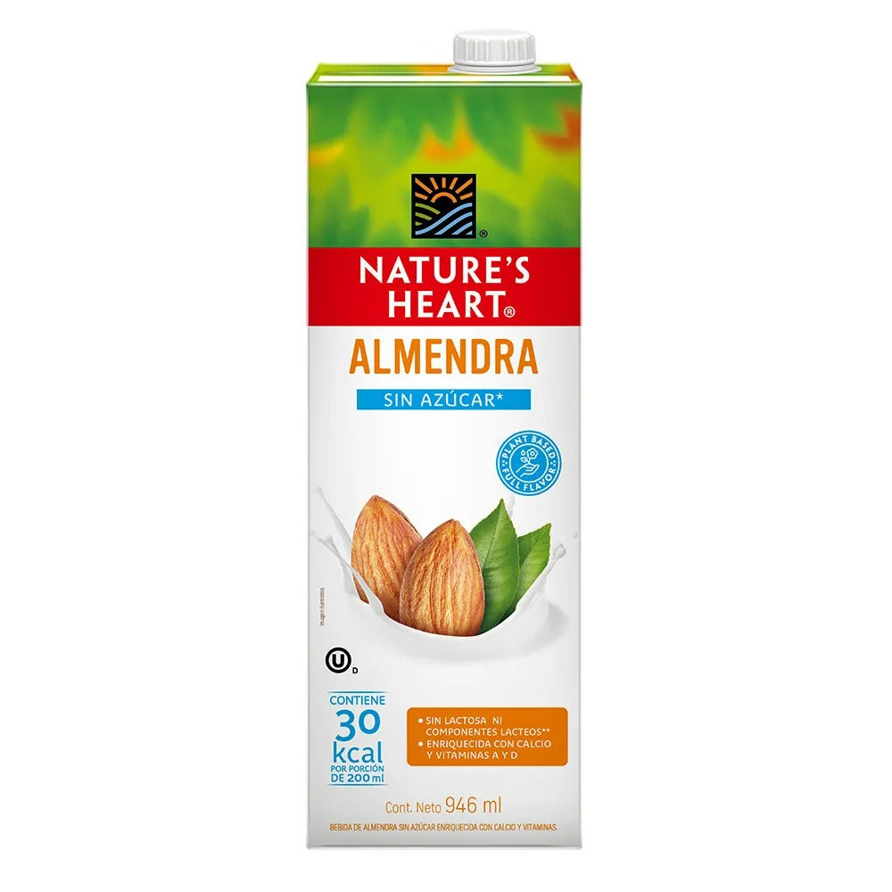 Leche Natures Heart Almendra 946Ml