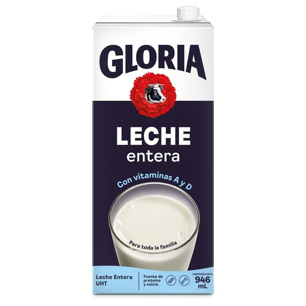 Uht Leche Gloria Azul 946ml Caja