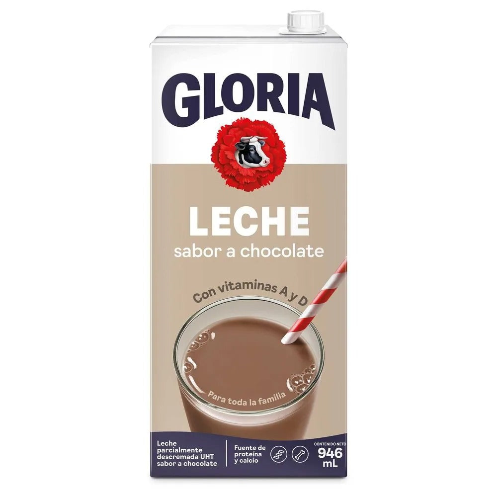 Uht Leche Gloria Chocolatada 946 Ml