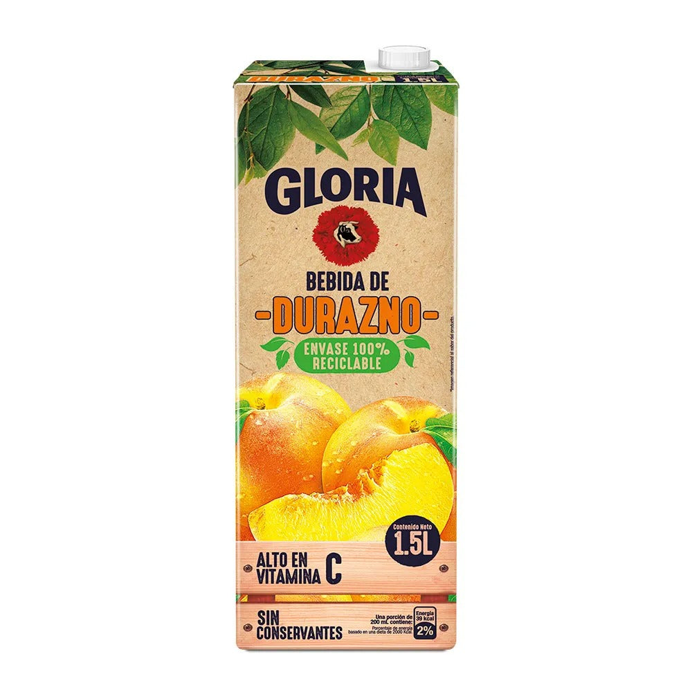 Bebida de Durazno Gloria Caja 1.5L