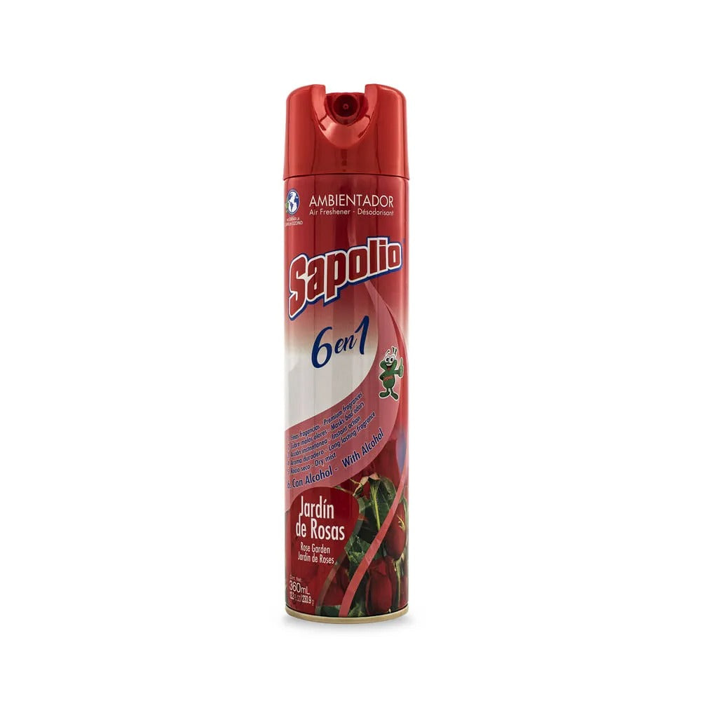 Ambientador Aerosol Sapolio Rosas 360Ml